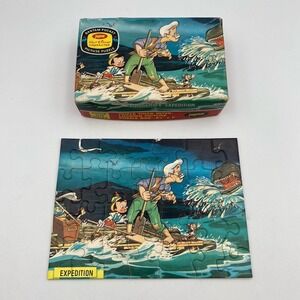 Vintage Jaymar Bantam Pocket Picture‎ Jigsaw Puzzle Pinocchio 1960s Complete